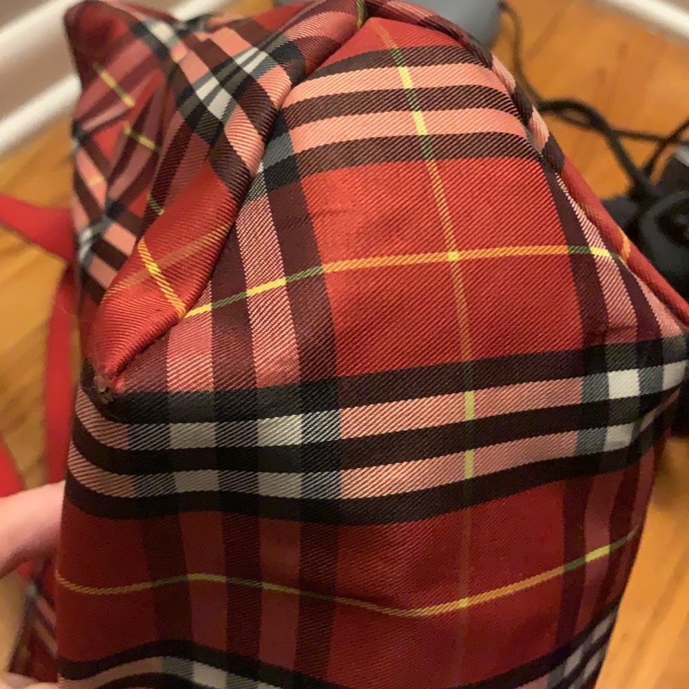 Burberry London check tote red - Picture 3 of 11